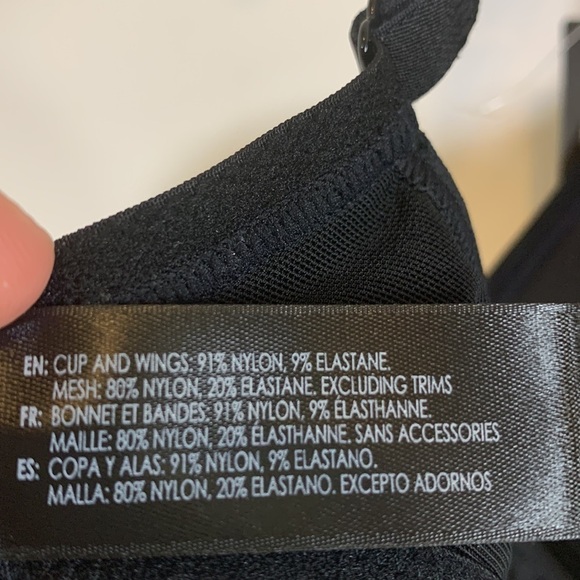 NWT. Heidi by Haiti Klum Black Unwired Boost Bra Size-Medium. - Picture 9 of 10